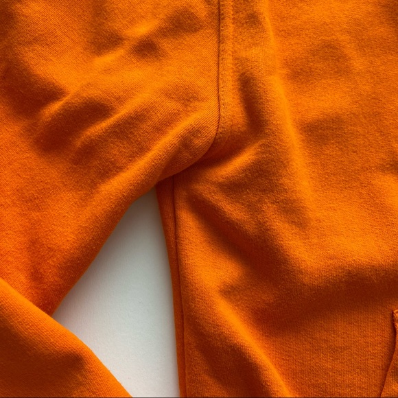 TIP TOP Orange Zip-Up Light Hoodie Jacket Size L - Picture 7 of 11